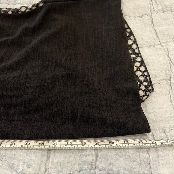 Ali Miles 1X Sweater Top Cowl Neck Art To Wear Artsy Plus Lagenlook Patchwork - Picture 10 of 11